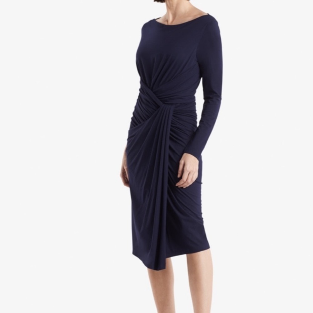 Brand New MM LaFleur Keiko Dress - Dark Iris